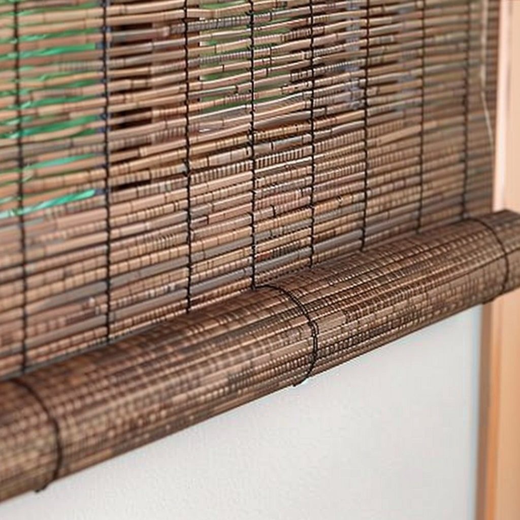 Bamboo blinds diffusing warm light in a Cape Town home